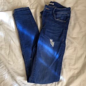 Zara highwaisted skinny denim